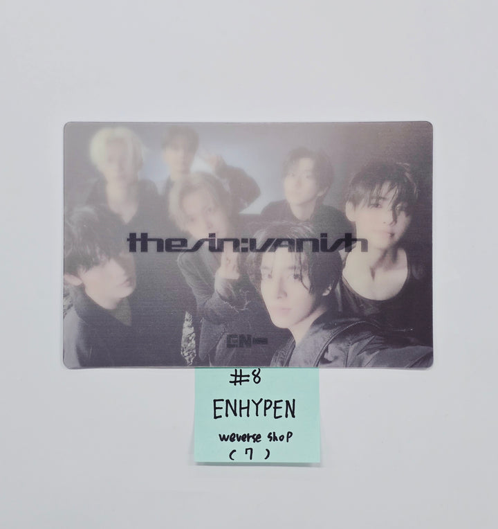 ENHYPEN "THE SIN VANISH" - Weverse Shop Pre-Order Benefit Photocard, Lenticular Postcard [26.01.26]