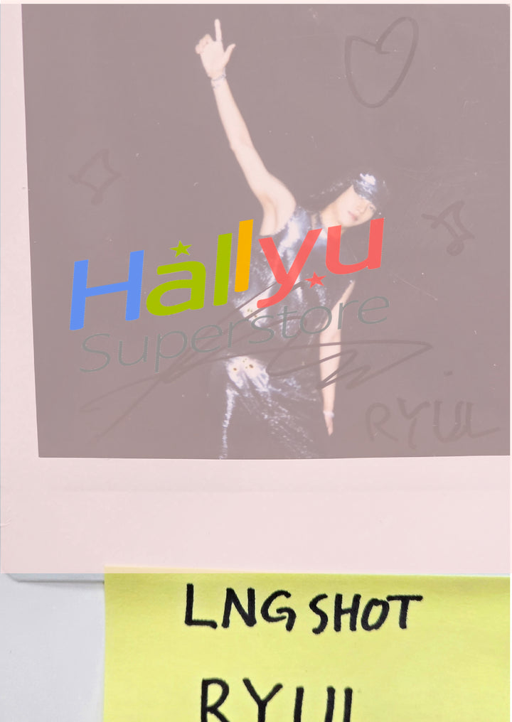 RYUL (of LNGSHOT) "SHOT CALLERS" - Hand Autograhped(Signed) Polaroid [26.01.27]
