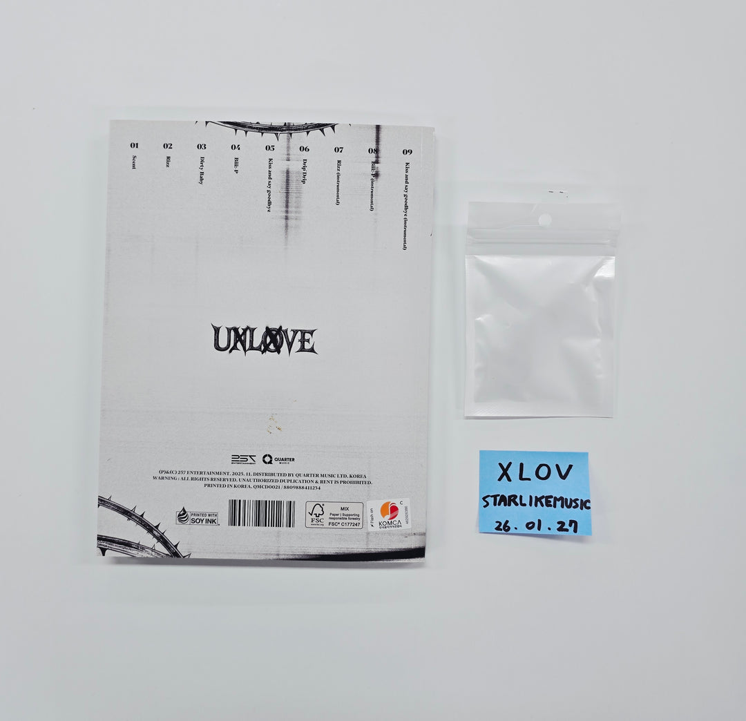 XLOV "UXLXVE" - Hand Autographed(Signed) Album [26.01.27]
