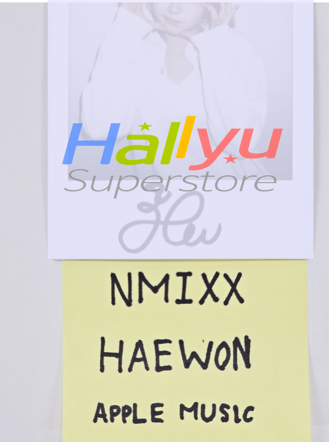 HAEWON (of NMIXX) "Blue Valentine" - Hand Autograhped(Signed) Polaroid [26.01.28]