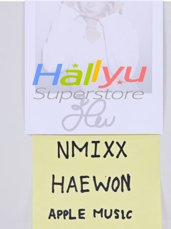 HAEWON (of NMIXX) "Blue Valentine" - Hand Autograhped(Signed) Polaroid [26.01.28]