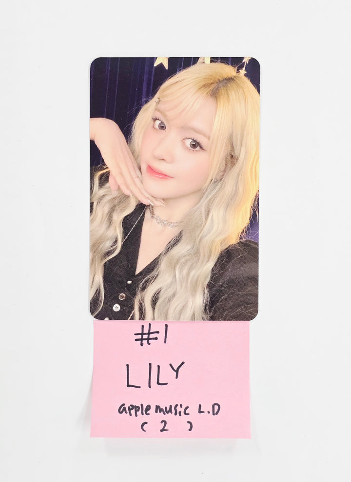 NMIXX "Blue Valentine" - Apple Music Lucky Draw Event Photocard, polaroid type Photocard R2 [26.01.28]