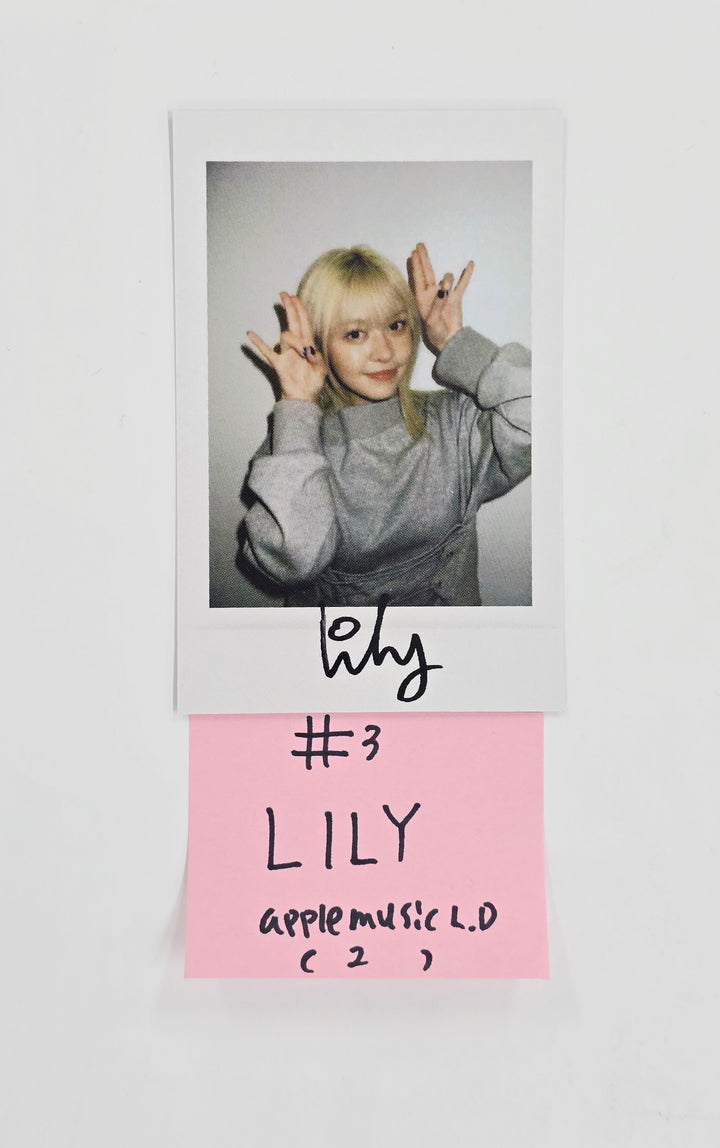 NMIXX "Blue Valentine" - Apple Music Lucky Draw Event Photocard, polaroid type Photocard R2 [26.01.28]