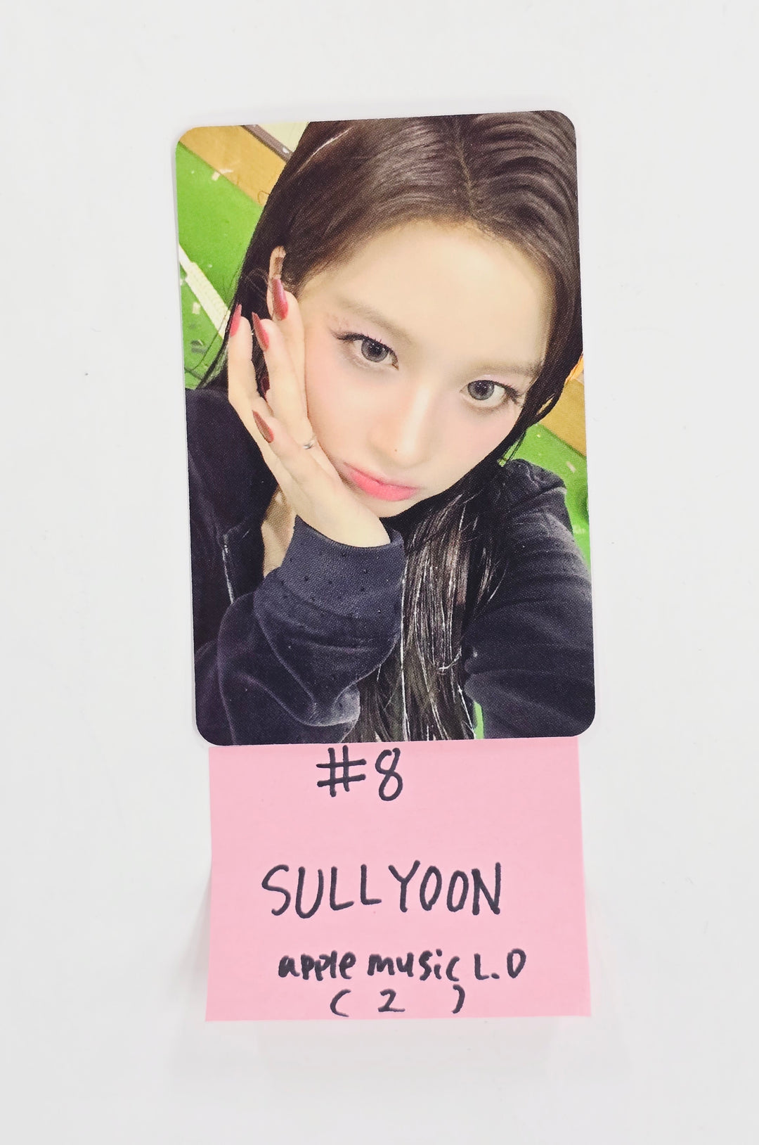 NMIXX "Blue Valentine" - Apple Music Lucky Draw Event Photocard, polaroid type Photocard R2 [26.01.28]