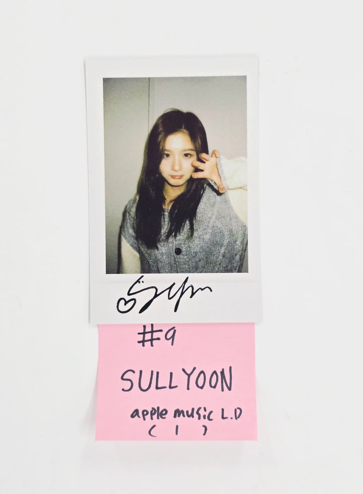 NMIXX "Blue Valentine" - Apple Music Lucky Draw Event Photocard, polaroid type Photocard R2 [26.01.28]