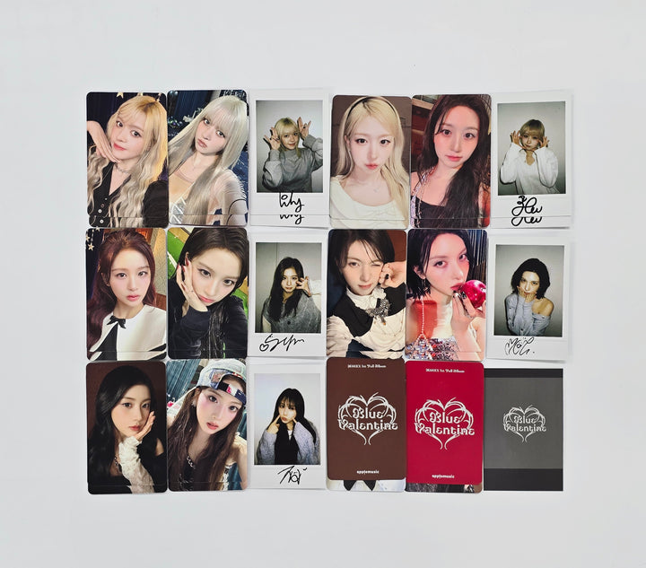 NMIXX "Blue Valentine" - Apple Music Lucky Draw Event Photocard, polaroid type Photocard R2 [26.01.28]