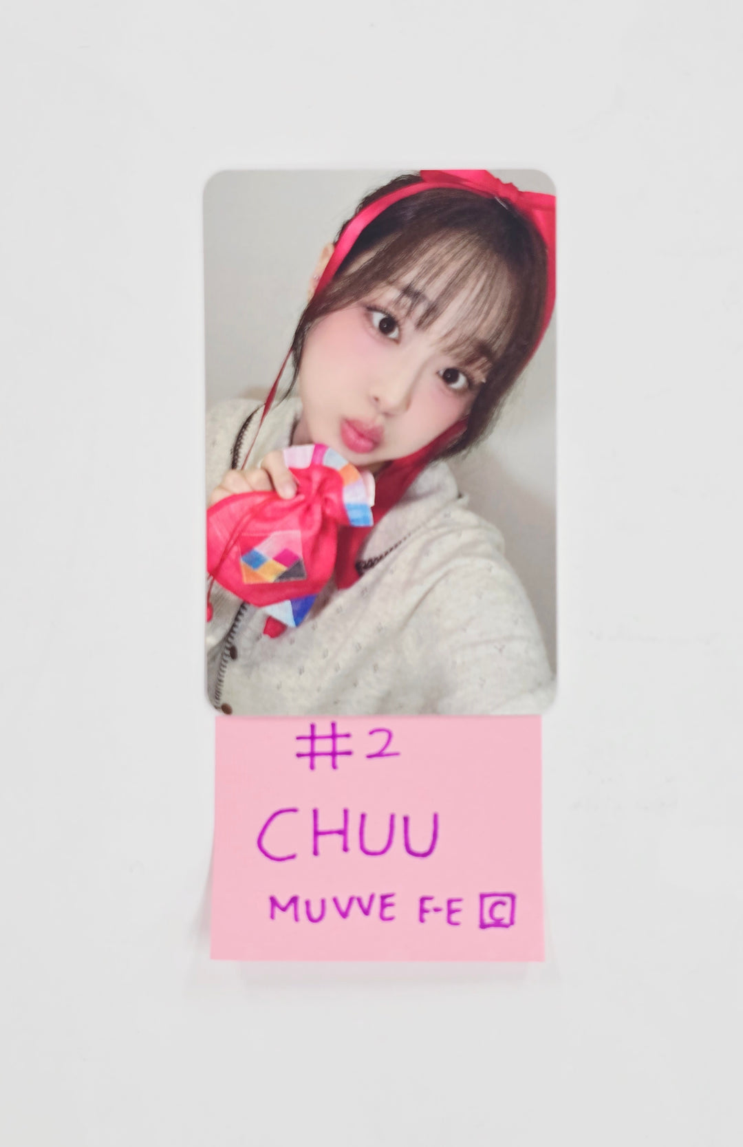 CHUU The First Album "XO, My Cyberlove" - Muvve Fansign Event Photocard (Cyber Ver.) [26.01.28]