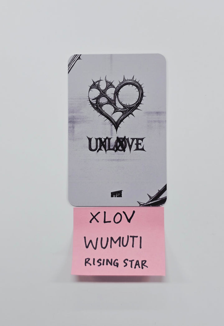 WUMUTI (Of XLOV) "UXLXVE" - Hand Autographed(Signed) Photocard [26.01.28]