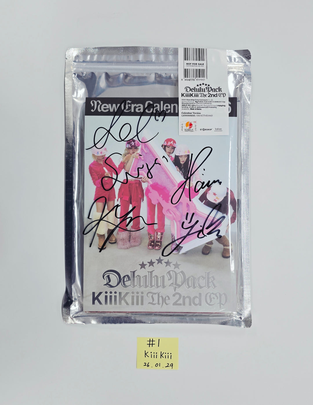 KIIIKIII "Delulu Pack" - Hand Autographed(Signed) Promo Album [26.01.29]