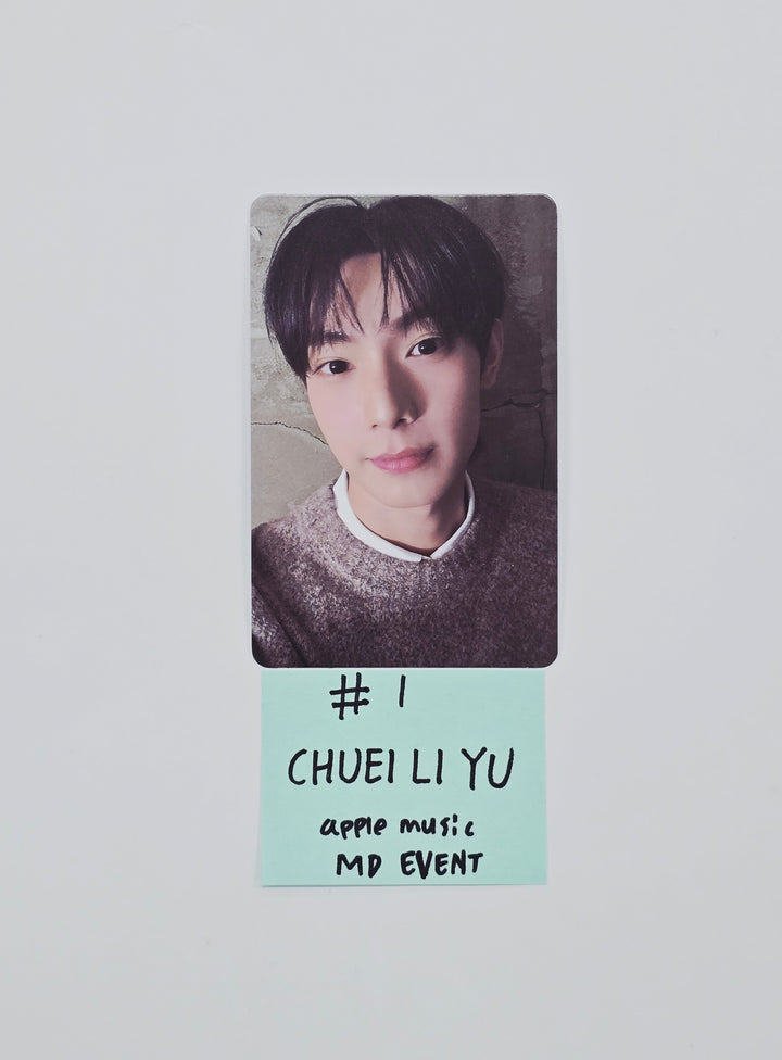 CHUEI LI YU(of BOYS II PLANET) - Apple Music FanMeeting 'Drawing YU' OFFICIAL MD Event Photocard [26.01.30]