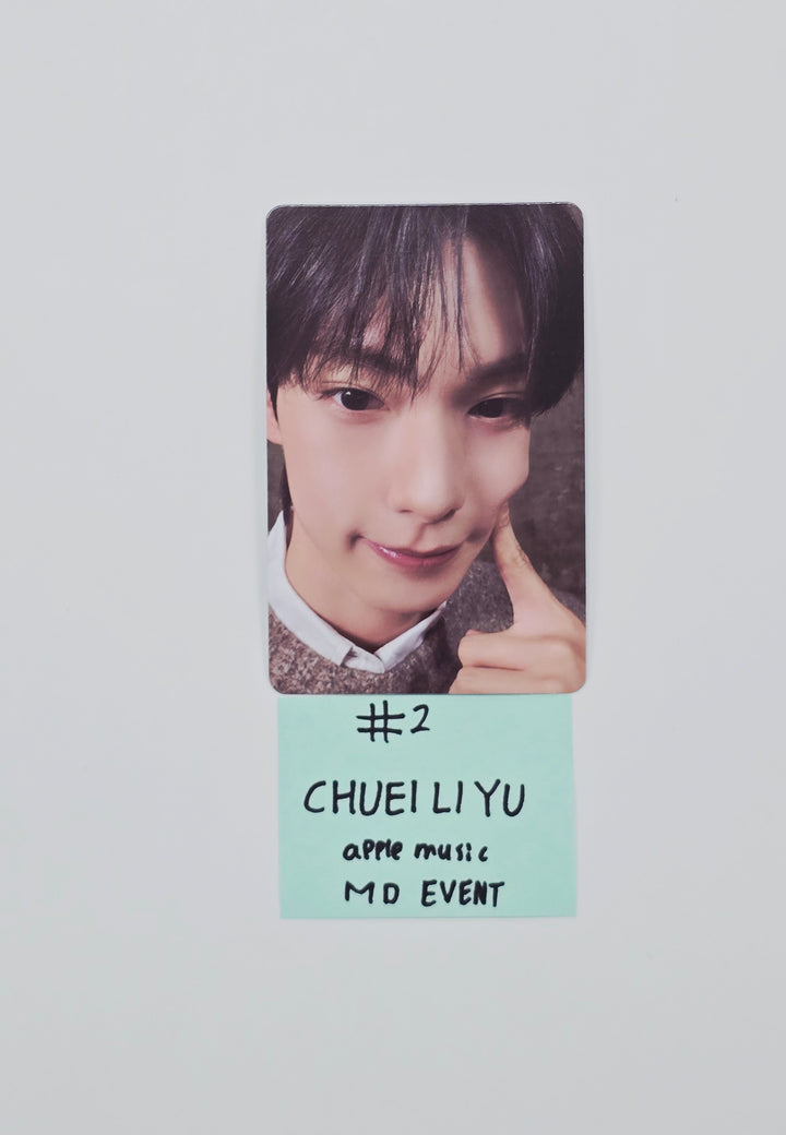CHUEI LI YU(of BOYS II PLANET) - Apple Music FanMeeting 'Drawing YU' OFFICIAL MD Event Photocard [26.01.30]