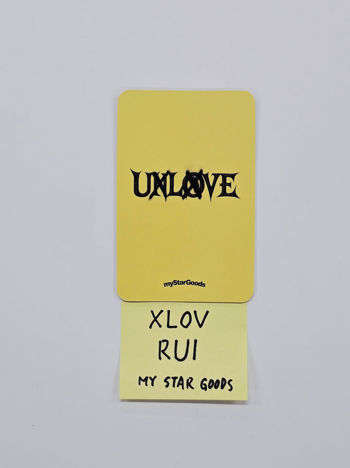 RUI (Of XLOV) "UXLXVE" - Hand Autographed(Signed) Photocard [26.01.30]