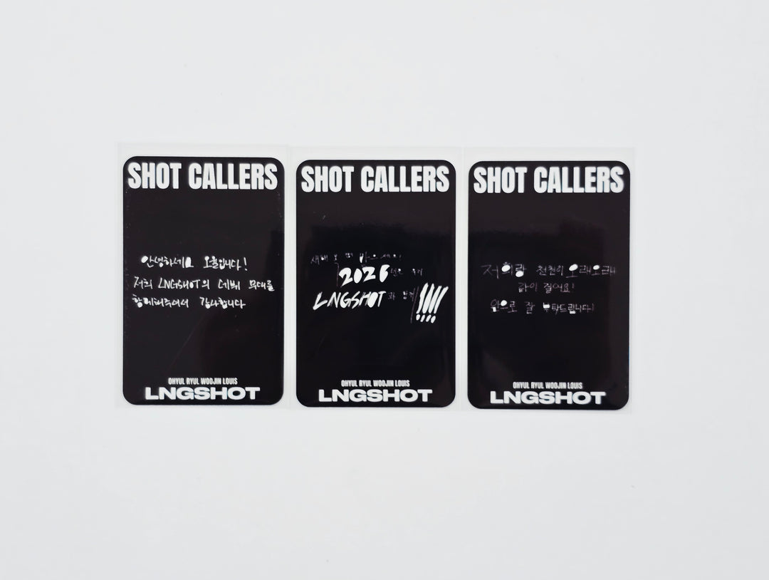 LNGSHOT "SHOT CALLERS" - Broadcast Photocard [26.01.30]