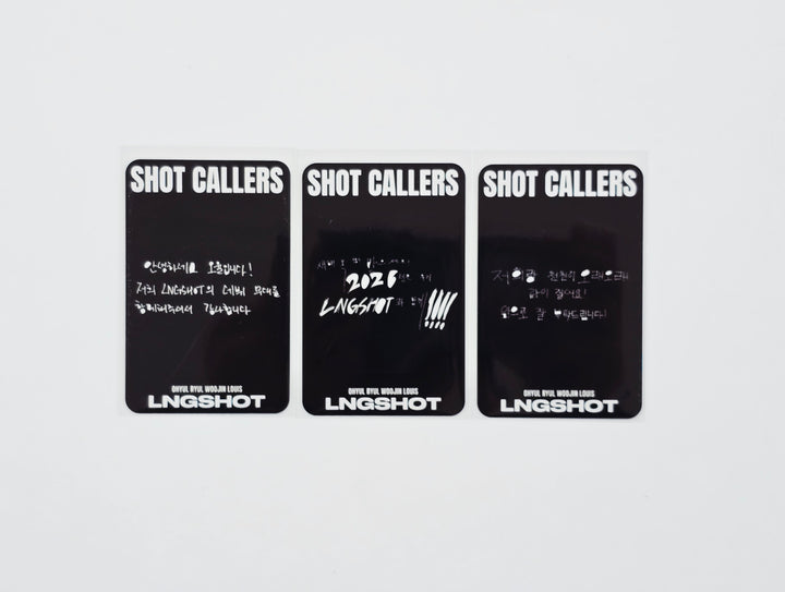 LNGSHOT "SHOT CALLERS" - Broadcast Photocard [26.01.30]