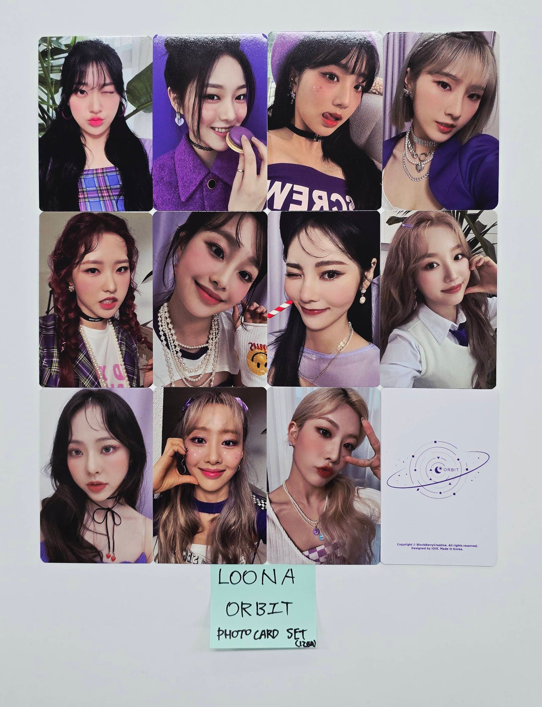 Loona - 4th ORBIT Official Photocards Set (12EA) [26.1.30]