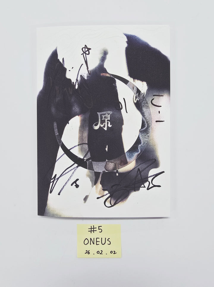 ONEUS "原" - Hand Autograhped(Signed) Promo Album [26.02.02]