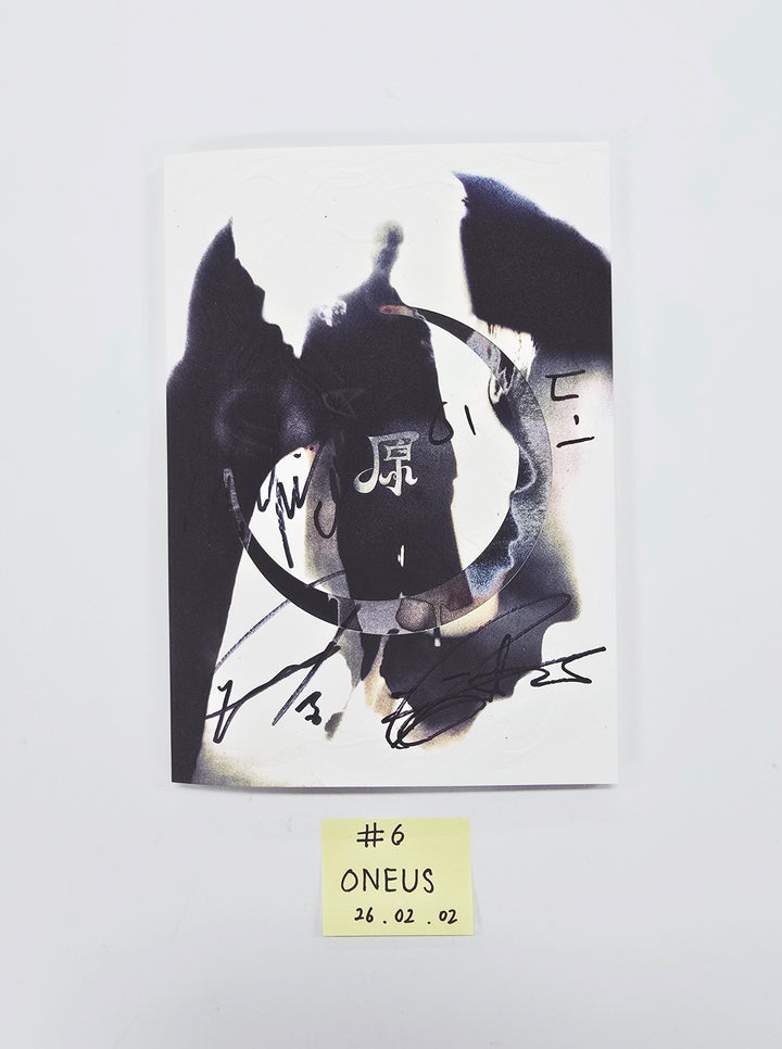 ONEUS "原" - Hand Autograhped(Signed) Promo Album [26.02.02]