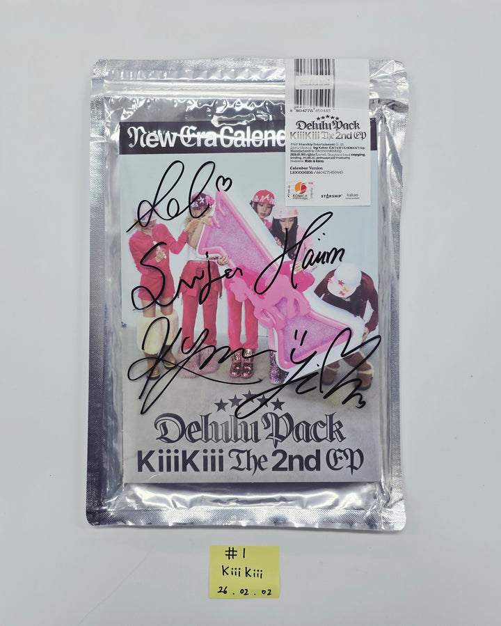 KIIIKIII "Delulu Pack" - Hand Autographed(Signed) Promo Album [26.02.02]