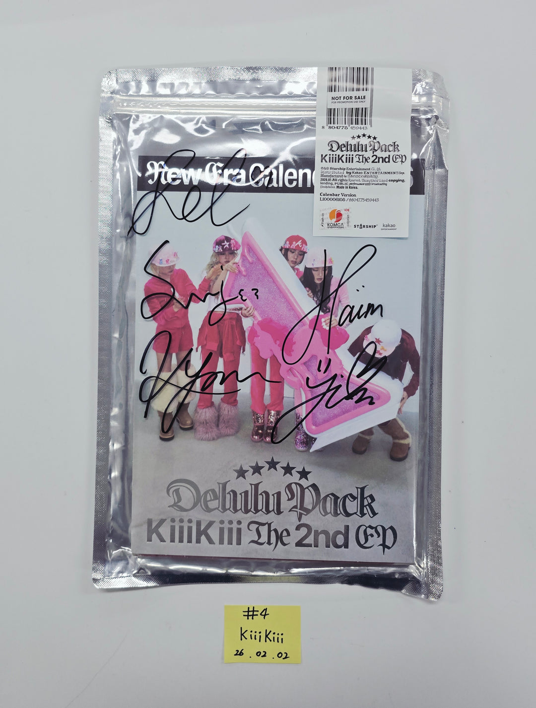 KIIIKIII "Delulu Pack" - Hand Autographed(Signed) Promo Album [26.02.02]