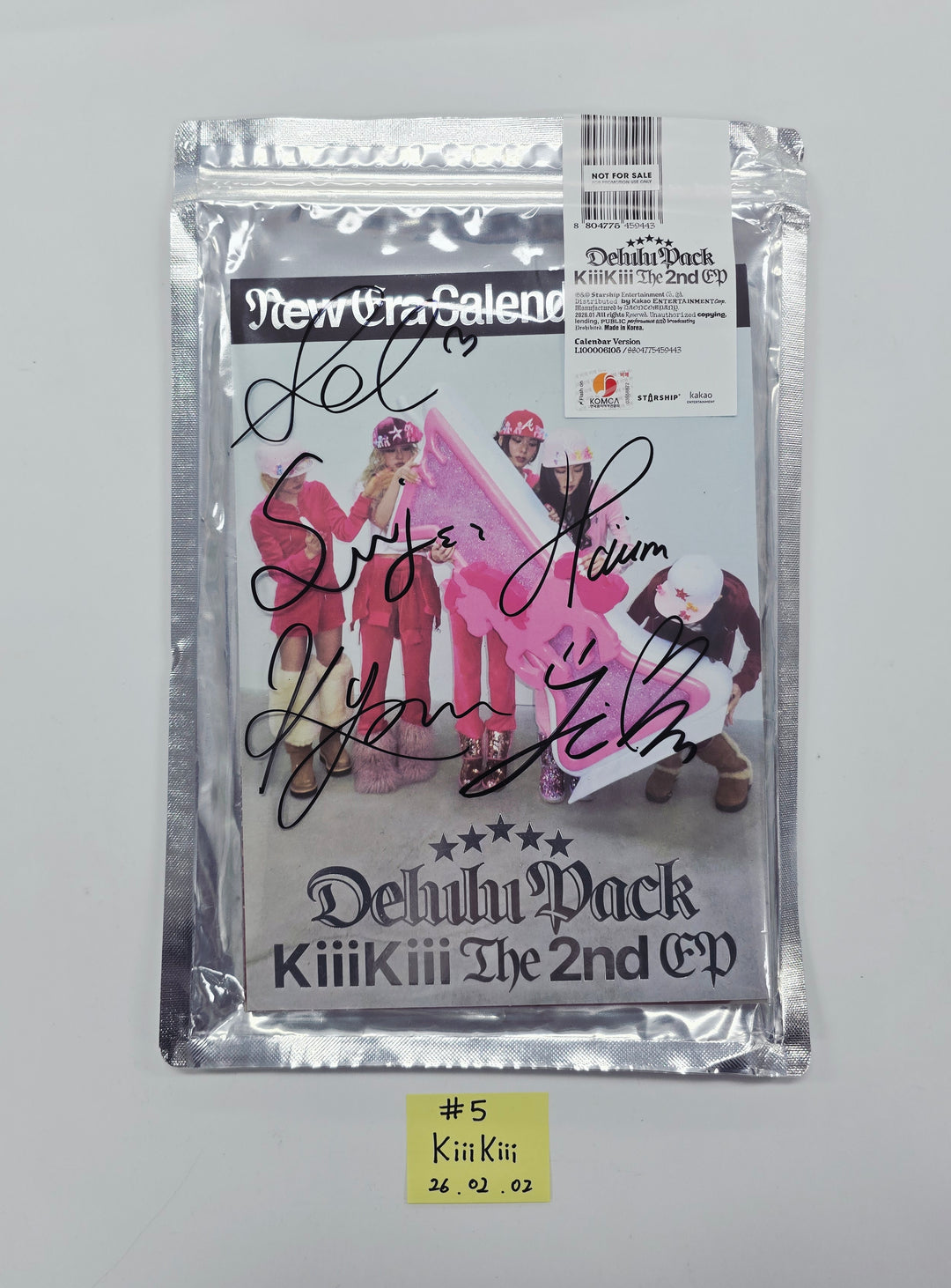 KIIIKIII "Delulu Pack" - Hand Autographed(Signed) Promo Album [26.02.02]