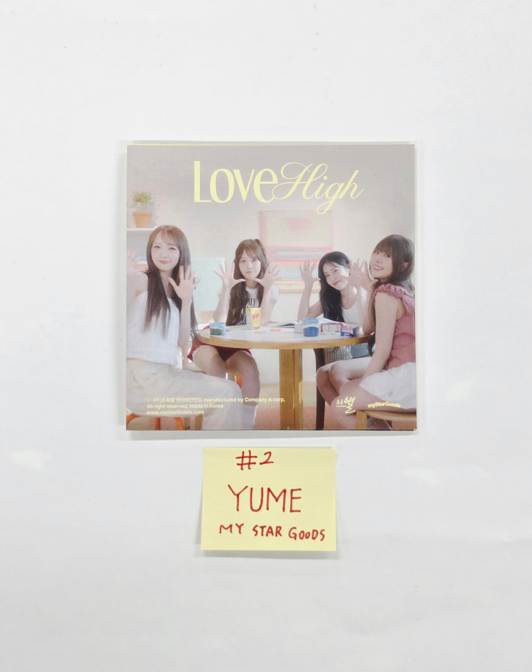 LOVEONE "LOVE HIGH" - Hand Autograhped(Signed) Album [26.02.02]