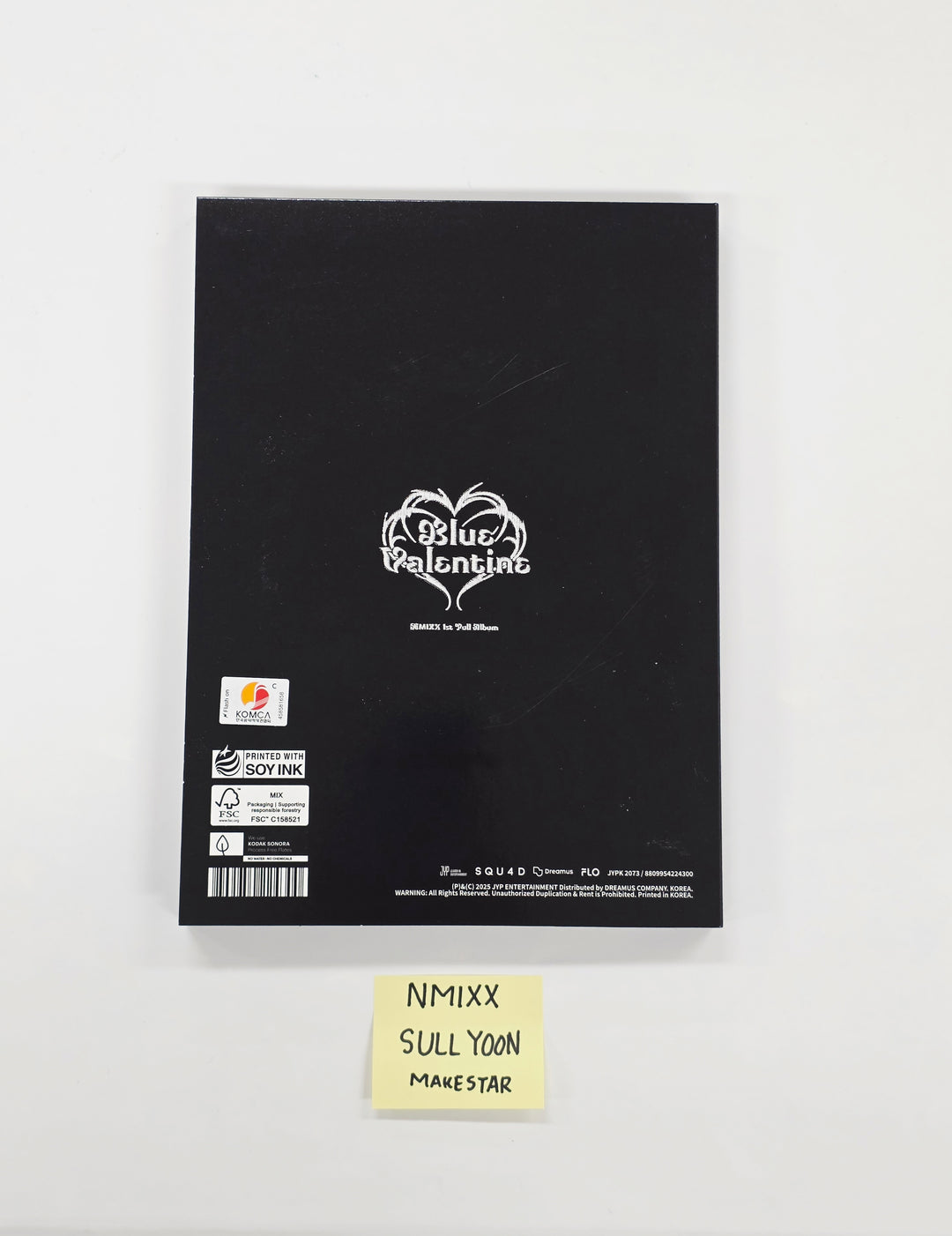 SULLYOON (of NMIXX) "Blue Valentine" - Hand Autograhped(Signed) Album [26.02.02]