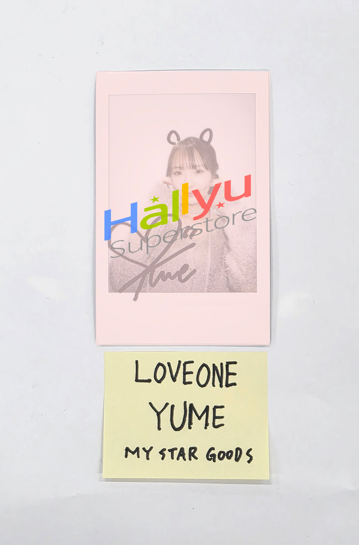 YUME (of LOVEONE) "LOVE HIGH" - Hand Autographed(Signed) Polaroid [26.02.02]