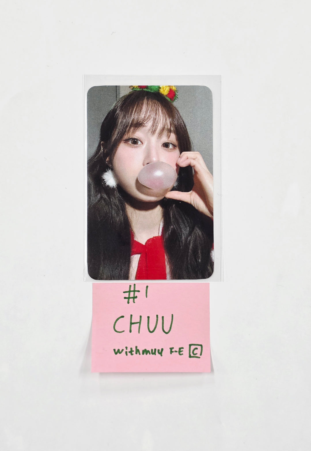 CHUU The First Album "XO, My Cyberlove" - Withmuu Fansign Event Photocard (Cyber Ver.) [26.02.02]