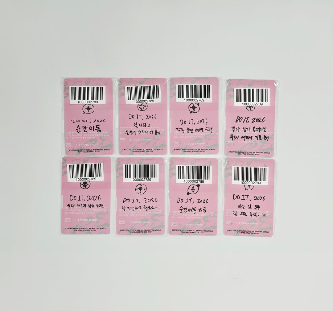 STRAY KIDS "SKZ IT TAPE ‘DO IT’" - FANS Shop Lucky Draw Event Photocard [26.02.02]