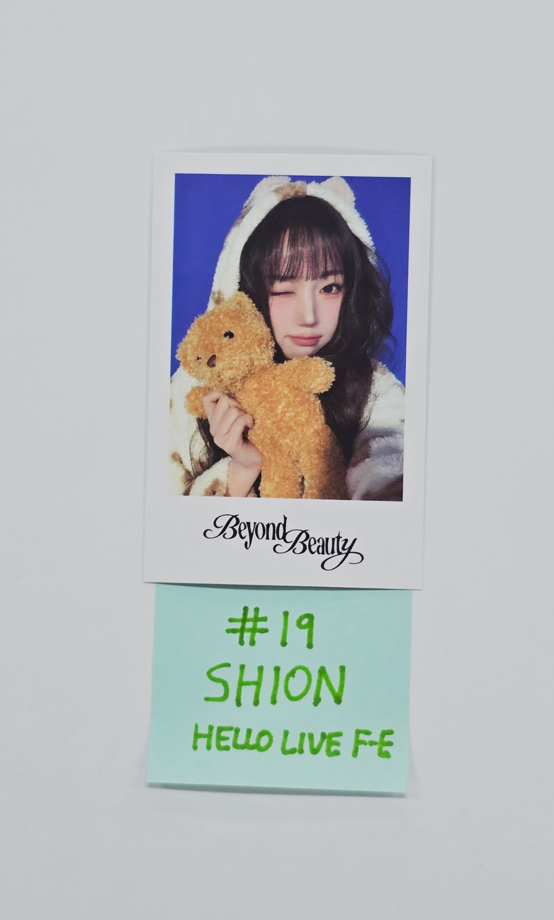 Triples_msnz "Beyond Beauty" - Hello Live Fansing Event Polaroid type Photocard R2 (Objekt Music Album ver.) [26.02.04]