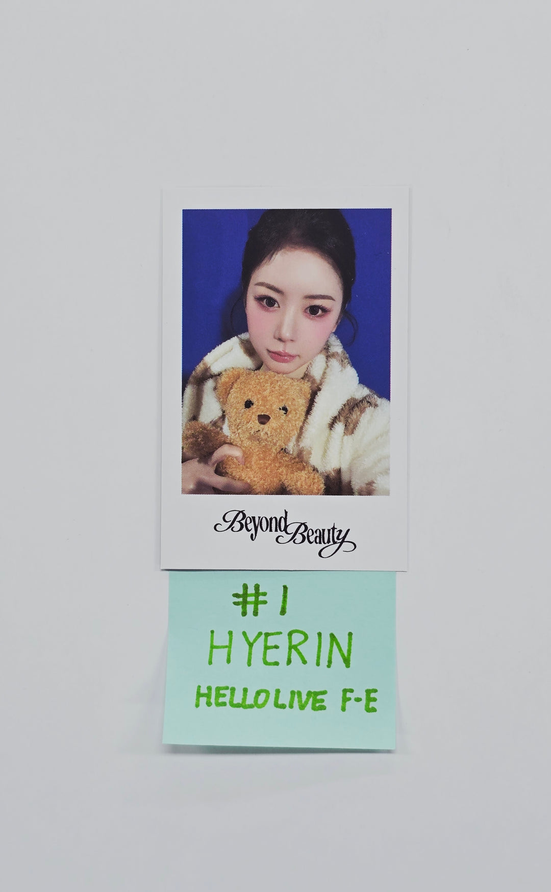 Triples_msnz "Beyond Beauty" - Hello Live Fansing Event Polaroid type Photocard R2 (Objekt Music Album ver.) [26.02.04]