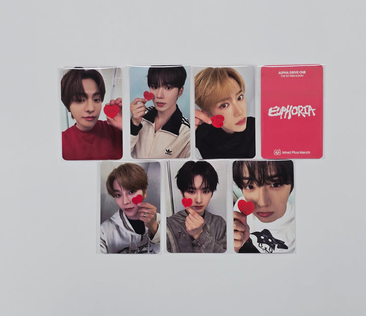 ALPHA DRIVE ONE "EUPHORIA" - Mnet Plus Merch Lucky Draw Event Photocard (Freak Alarm ver.) [26.02.05]