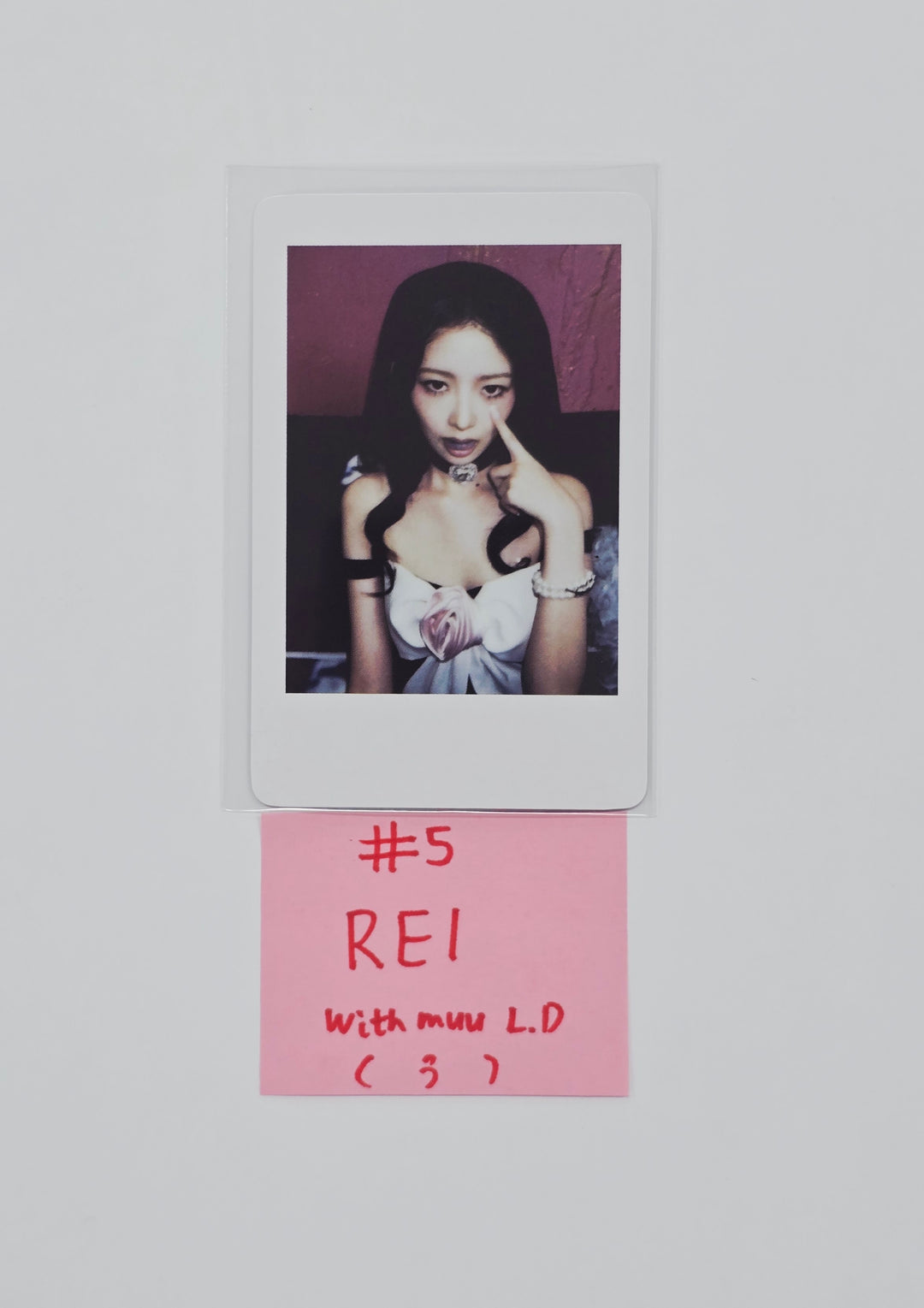 IVE "IVE SECRET" - Withmuu Lucky Draw Event Polaroid type Photocard R4 [26.02.05]