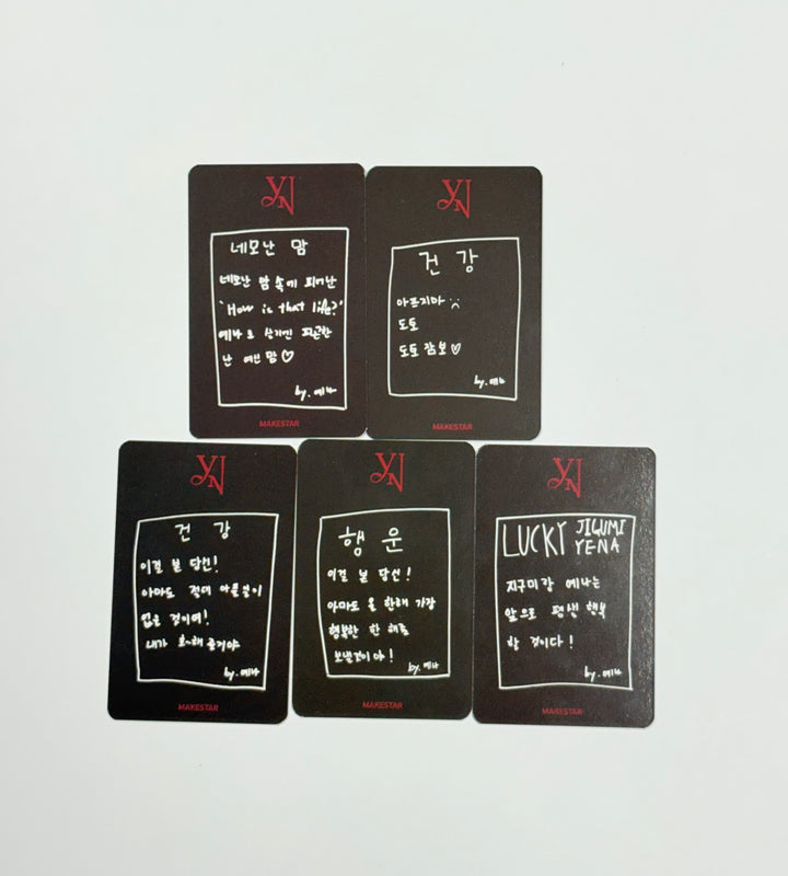 YENA "Love War" - Makestar Fansign Event Photocard [26.02.05]