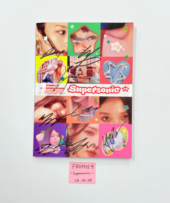 fromis_9 "Supersonic" - Hand Autographed(Signed) Promo Album [26.02.05]