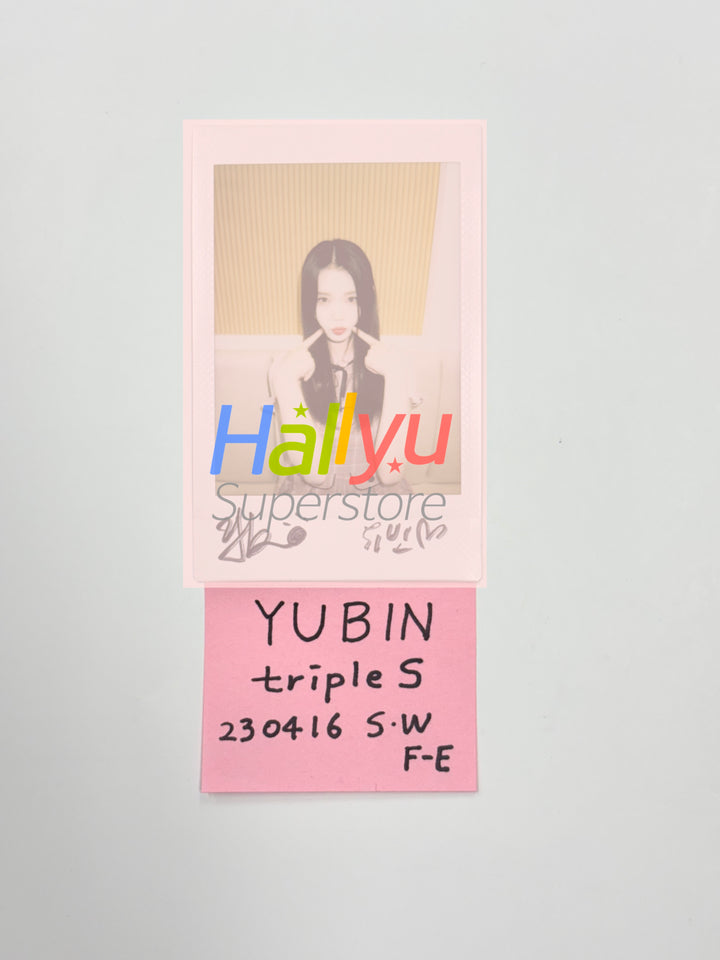 YUBIN (of TripleS) - Hand Autographed(Signed) Polaroid [26.02.05]