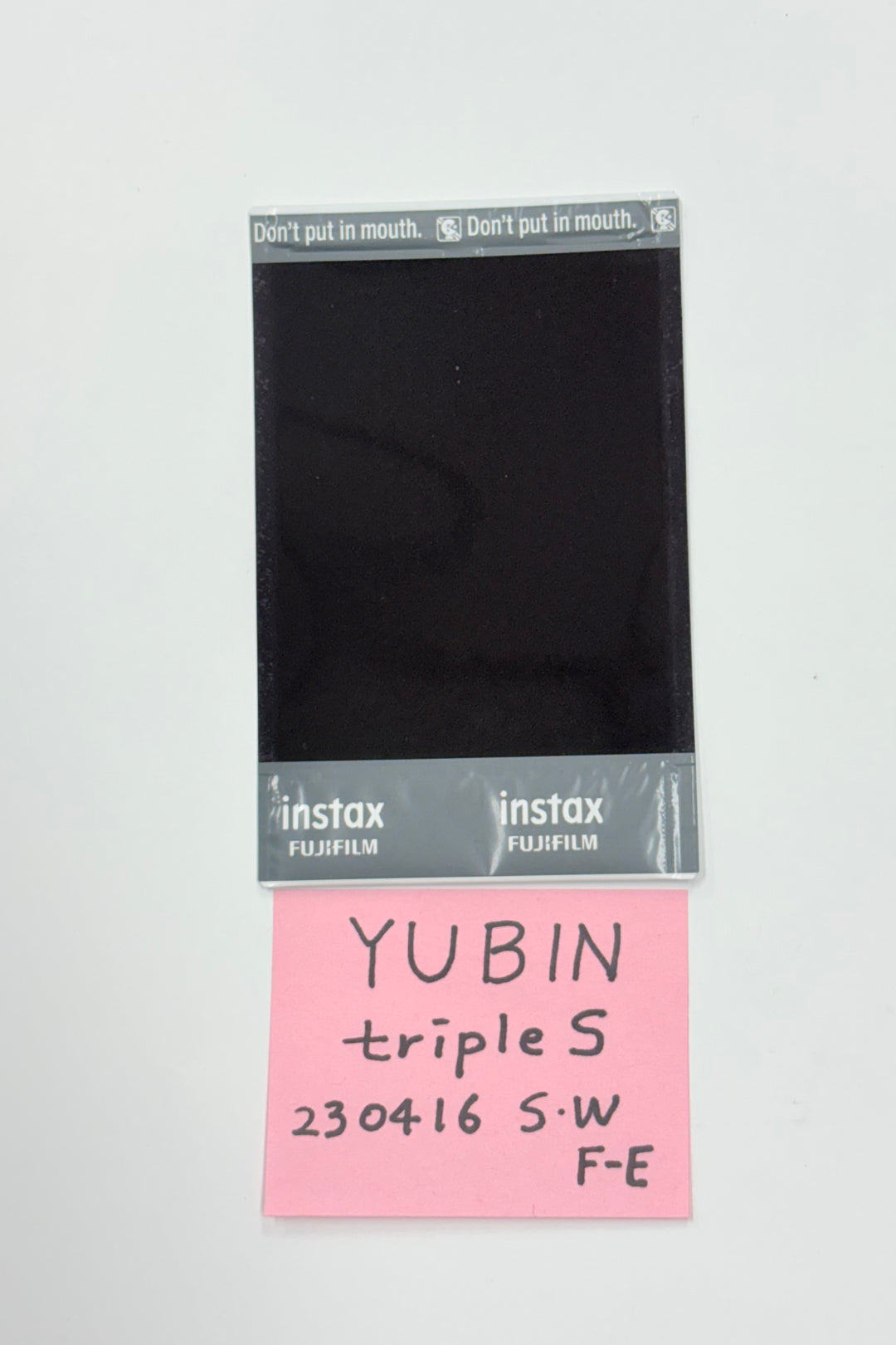 YUBIN (of TripleS) - Hand Autographed(Signed) Polaroid [26.02.05]