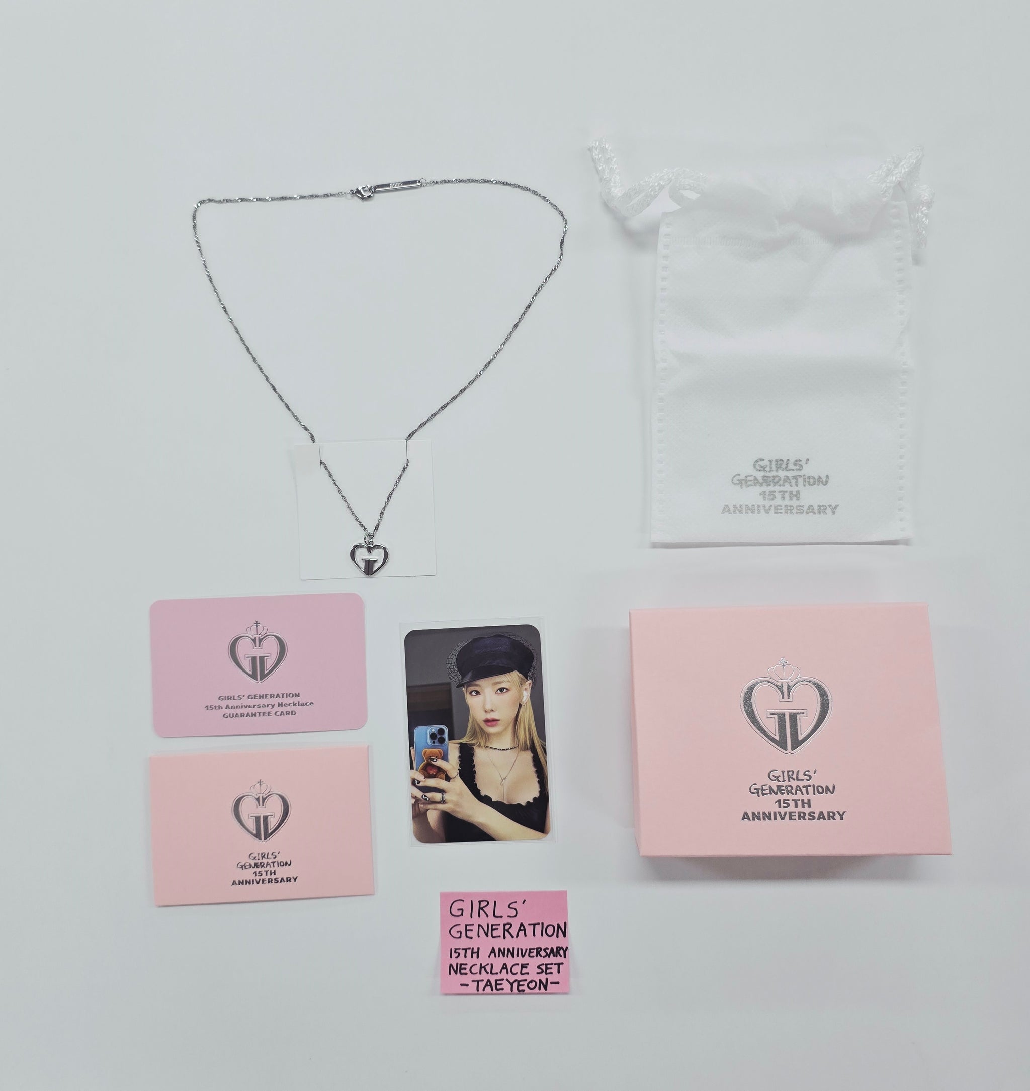 TAEYEON (of Girls' Generation) - 15TH ANNIVERSARY Necklace set [26.02.05]