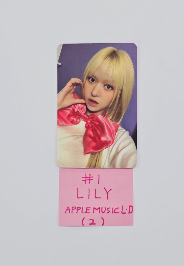 NMIXX "Blue Valentine" - Apple Music Lucky Draw Event Photocard, Polaroid type Photocard R4 [26.02.05]