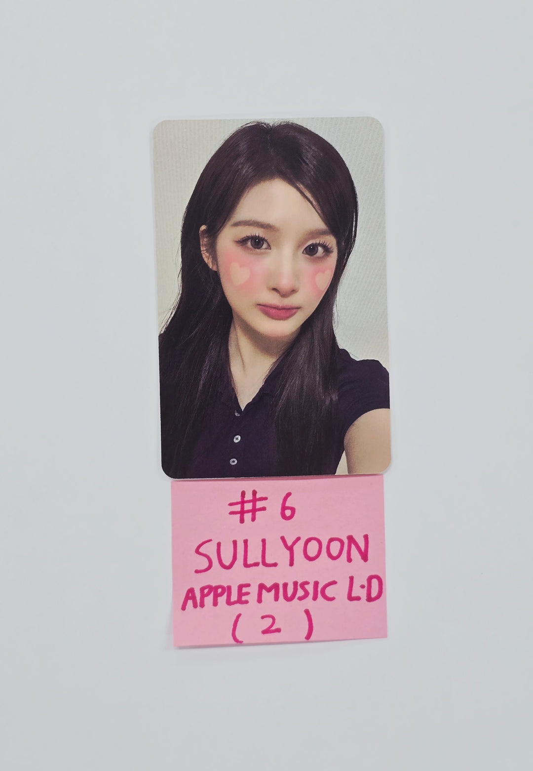 NMIXX "Blue Valentine" - Apple Music Lucky Draw Event Photocard, Polaroid type Photocard R4 [26.02.05]