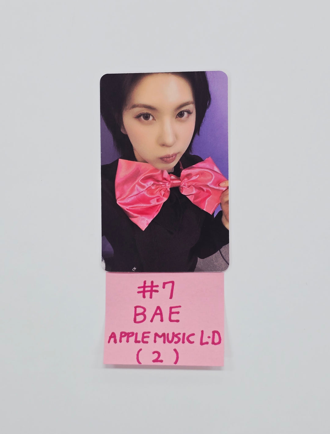 NMIXX "Blue Valentine" - Apple Music Lucky Draw Event Photocard, Polaroid type Photocard R4 [26.02.05]