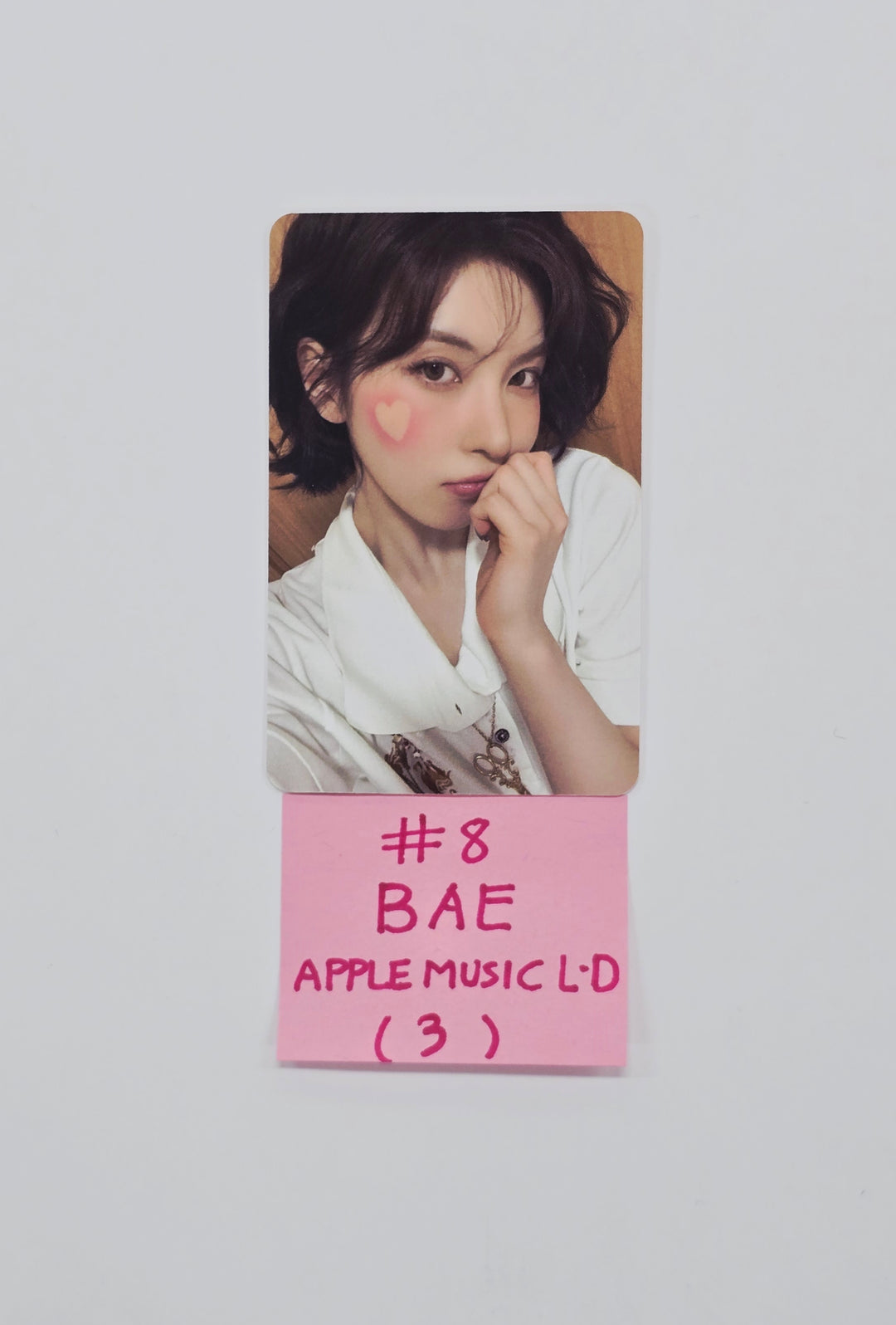 NMIXX "Blue Valentine" - Apple Music Lucky Draw Event Photocard, Polaroid type Photocard R4 [26.02.05]