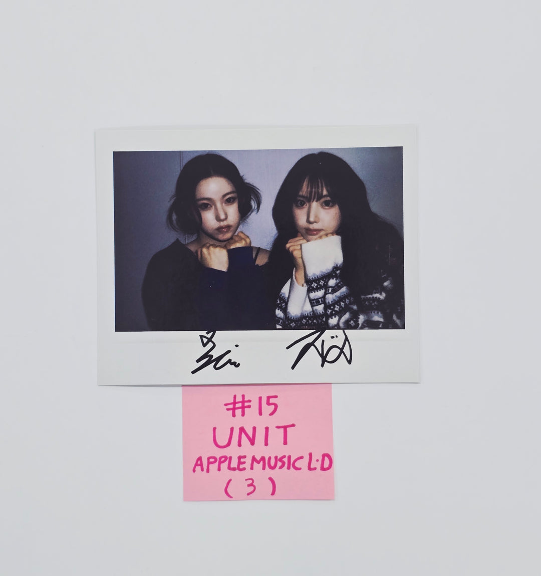 NMIXX "Blue Valentine" - Apple Music Lucky Draw Event Photocard, Polaroid type Photocard R4 [26.02.05]