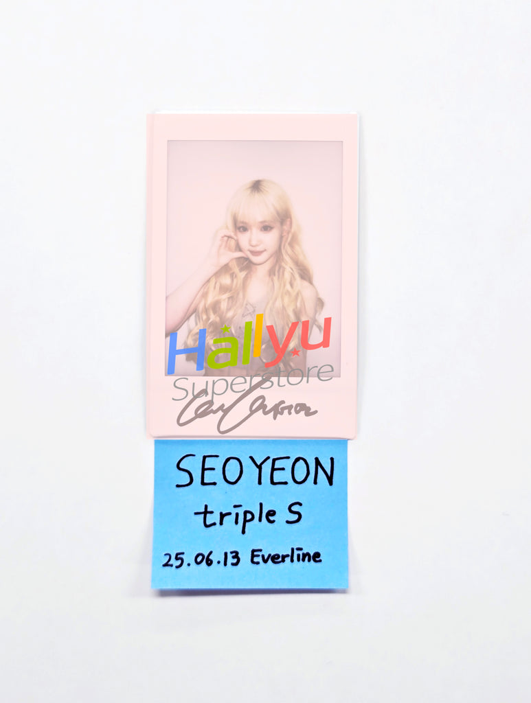 tripleS ソヒョン 直筆サイン ポラロイド チェキ SEOYEON (of TripleS) - Hand Autographed(Signed) Polaroid [26.02.06