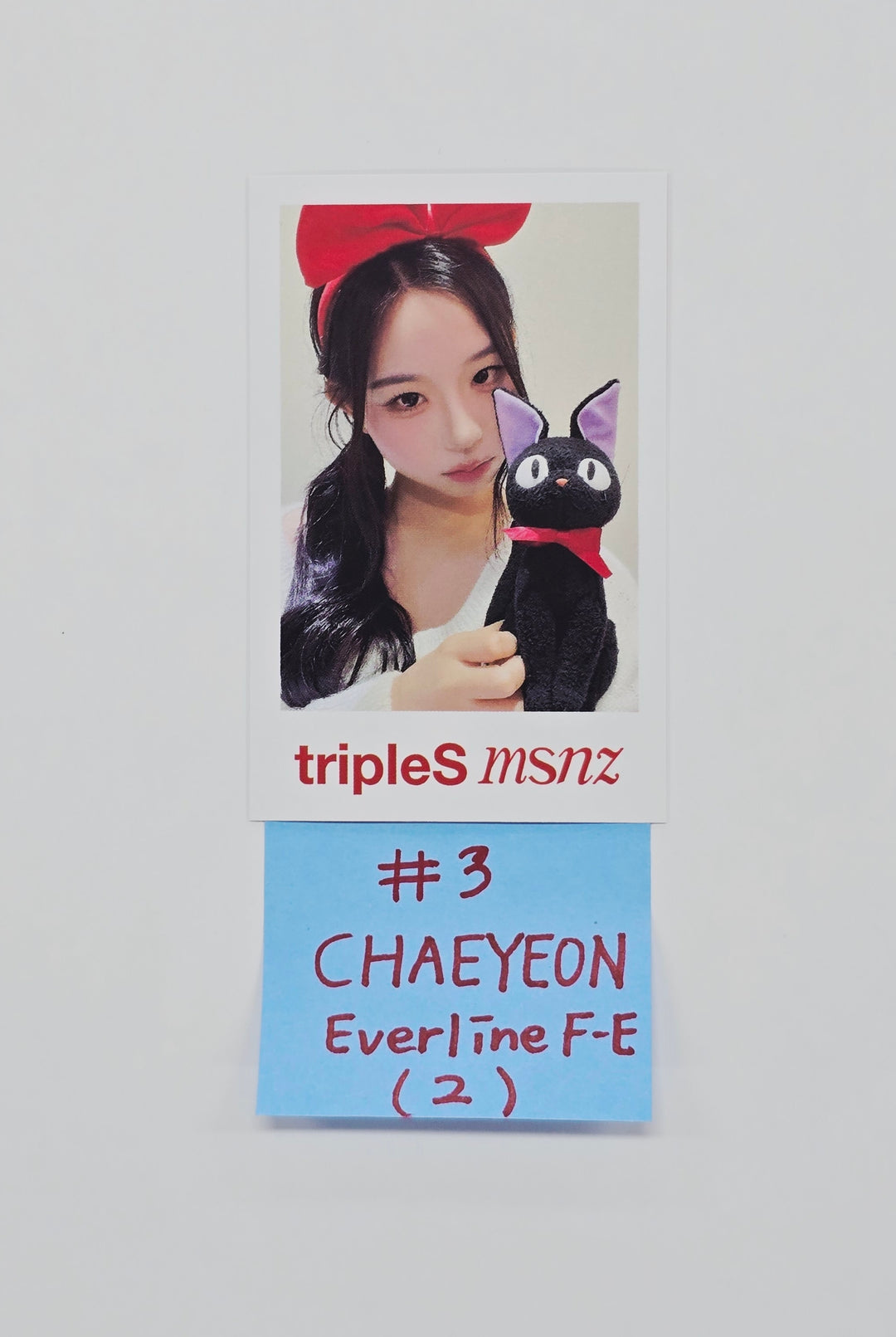 Triples_msnz "Beyond Beauty" - Everline Fansing Event Polaroid type Photocard R2 (Objekt Music Album ver.) [26.02.06]