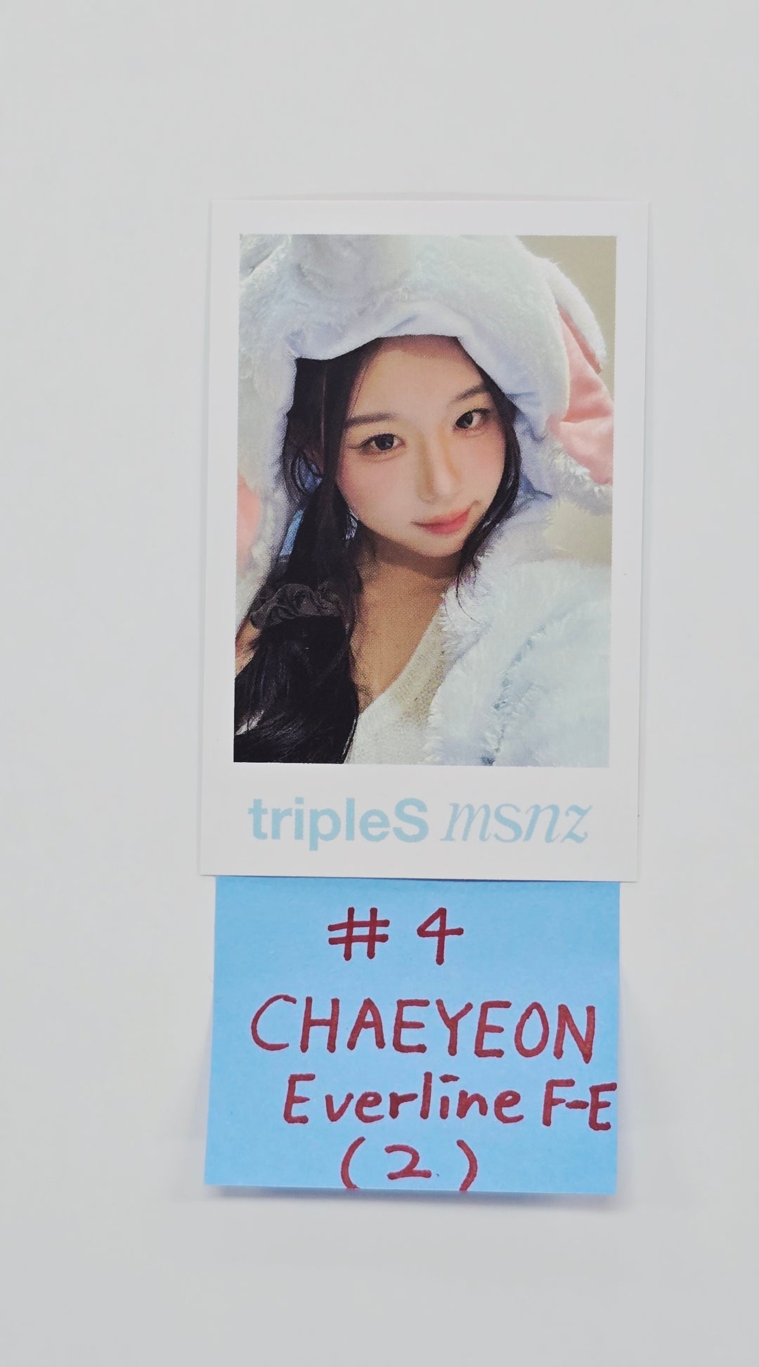 Triples_msnz "Beyond Beauty" - Everline Fansing Event Polaroid type Photocard R2 (Objekt Music Album ver.) [26.02.06]