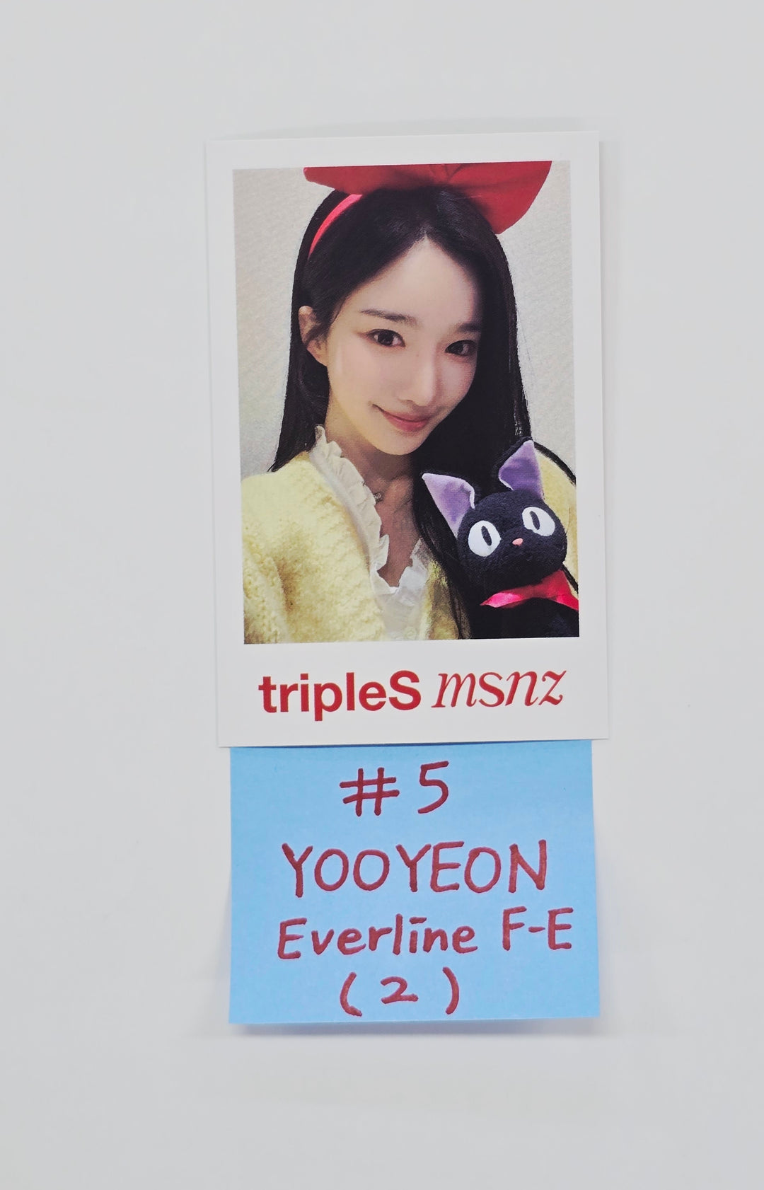 Triples_msnz "Beyond Beauty" - Everline Fansing Event Polaroid type Photocard R2 (Objekt Music Album ver.) [26.02.06]