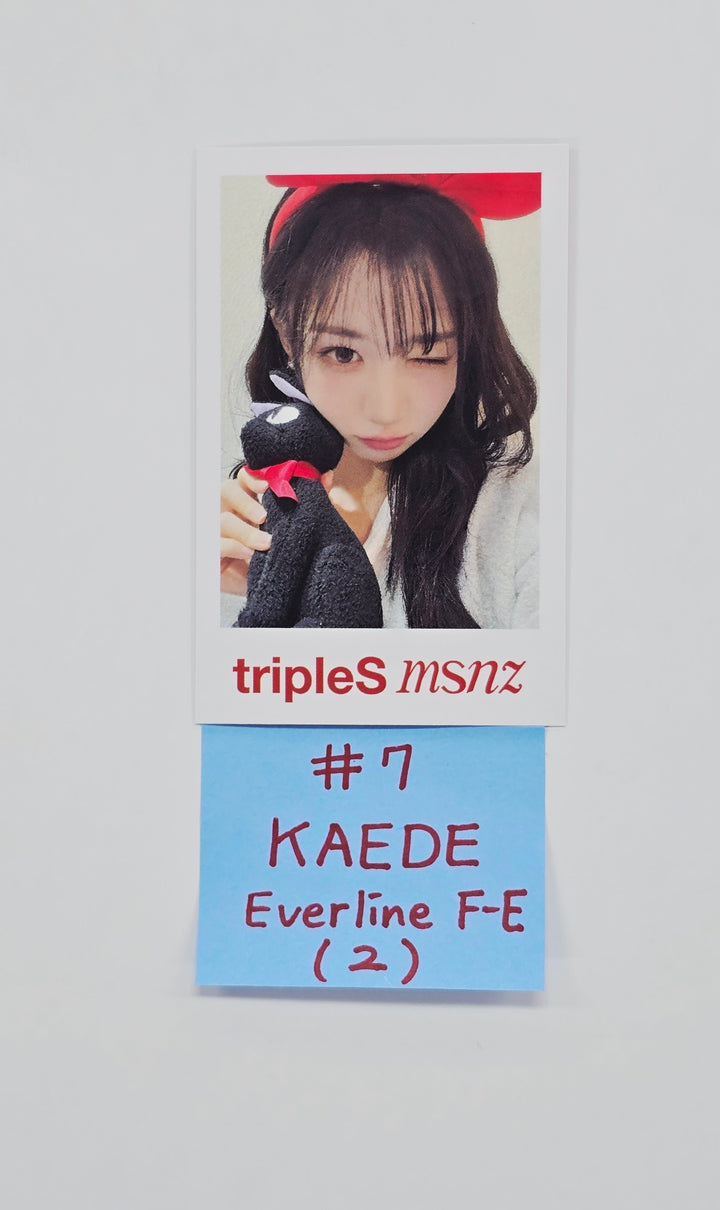 Triples_msnz "Beyond Beauty" - Everline Fansing Event Polaroid type Photocard R2 (Objekt Music Album ver.) [26.02.06]