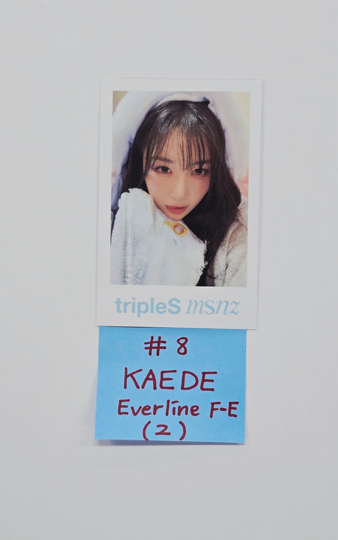 Triples_msnz "Beyond Beauty" - Everline Fansing Event Polaroid type Photocard R2 (Objekt Music Album ver.) [26.02.06]