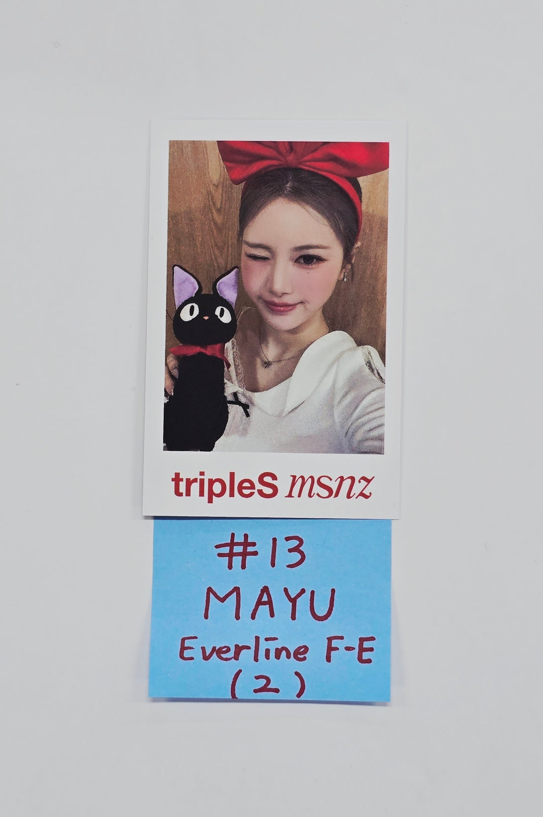Triples_msnz "Beyond Beauty" - Everline Fansing Event Polaroid type Photocard R2 (Objekt Music Album ver.) [26.02.06]